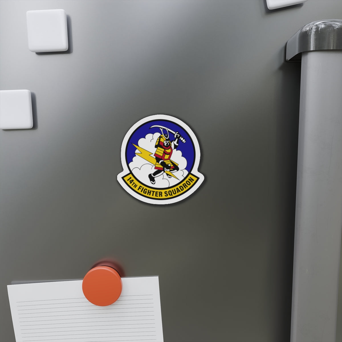 Die-Cut Magnet - USAF - 14th Fighter Squadron wo txt