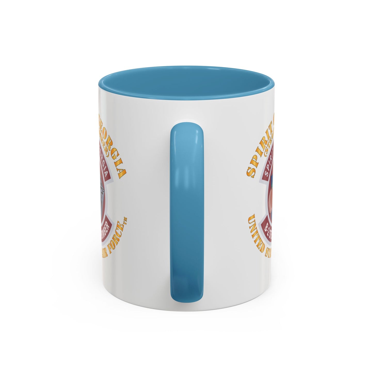 Accent Coffee Mug (11oz & 15oz) - USAF - B2 - Spirit of Georgia - Stealth Bomber X 300