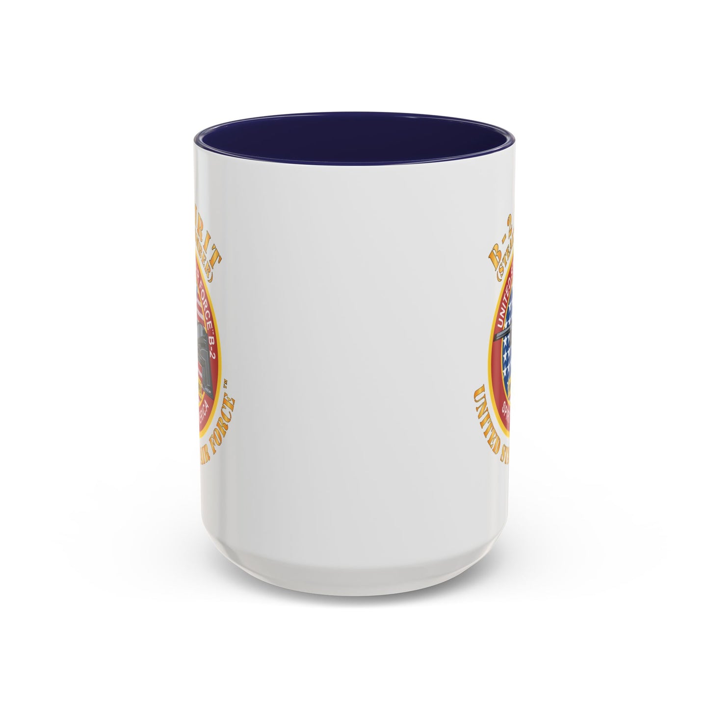 Accent Coffee Mug (11oz & 15oz) - USAF - B2 - Spirit - Stealth Bomber X 300