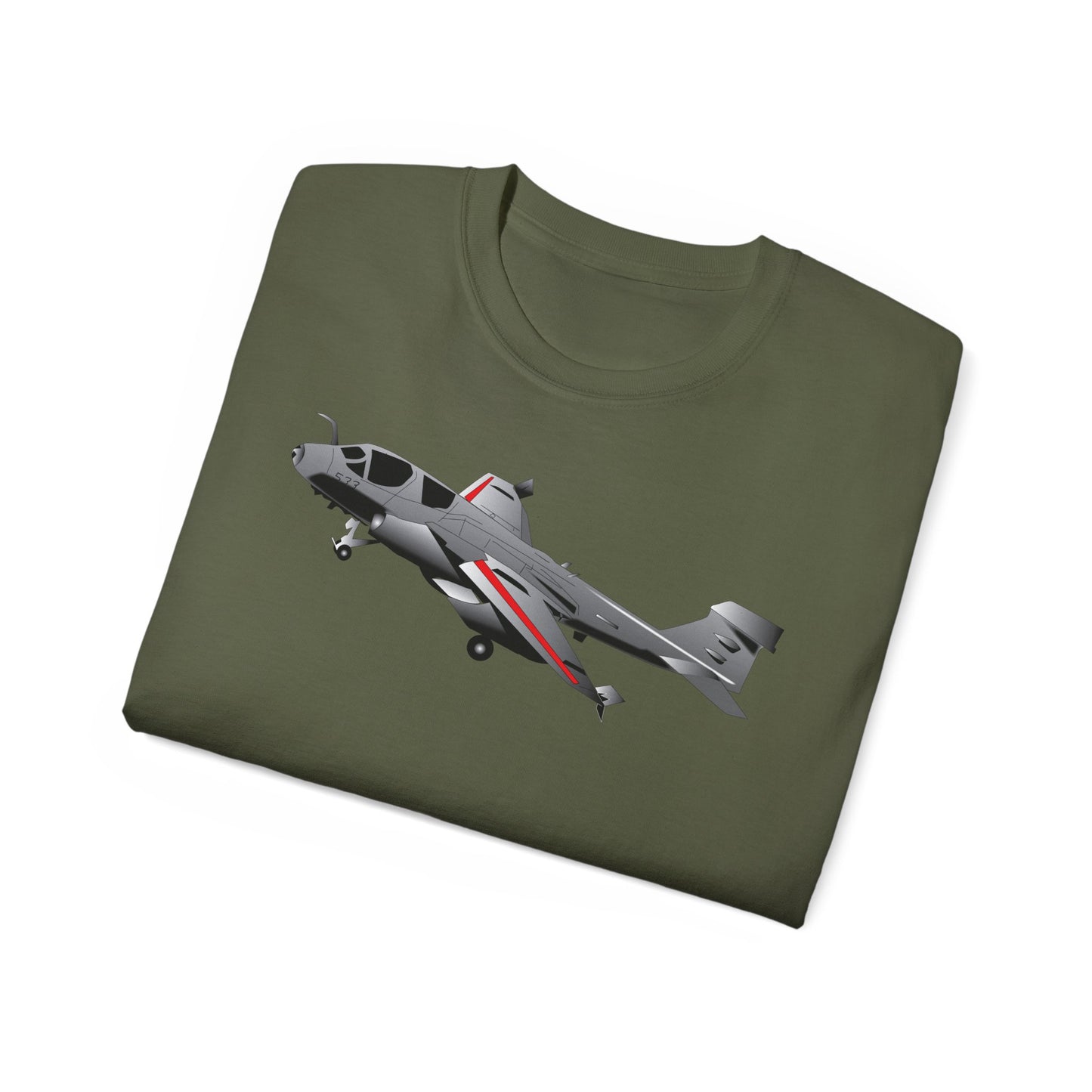 Unisex Ultra Cotton Tee - Aircraft - Navy - A-6A Intruder X 300
