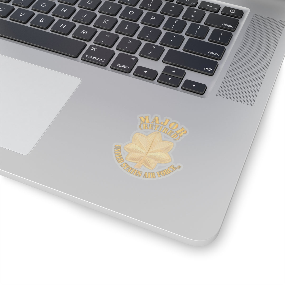Kiss-Cut Stickers - USAF - Major - Retired X 300