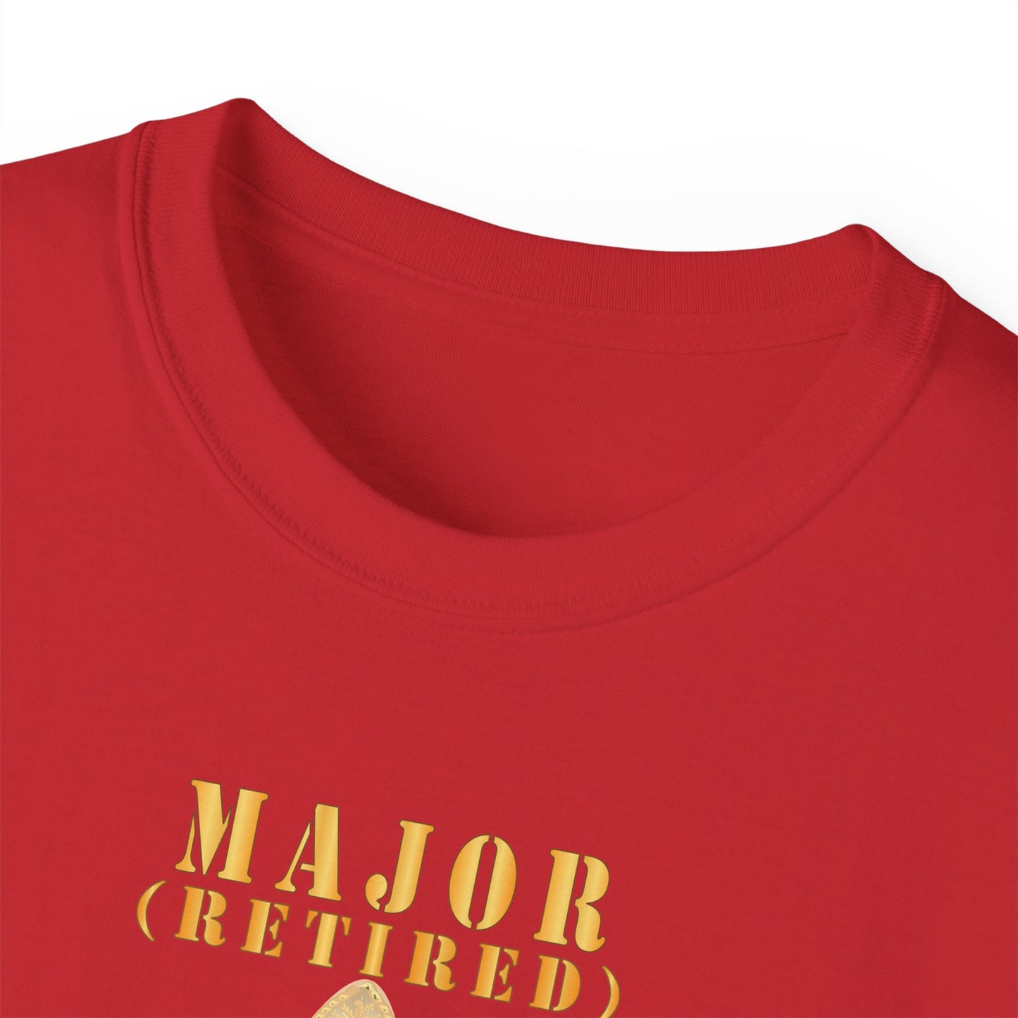 Unisex Ultra Cotton Tee - USAF - Major - MAJ - Retired X 300