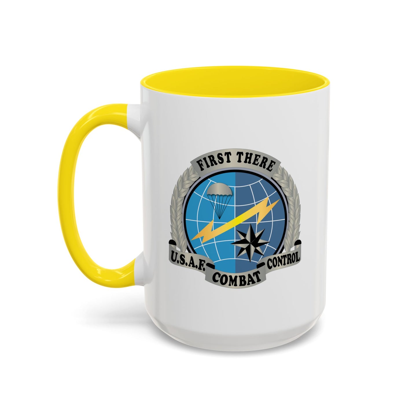 Accent Coffee Mug (11oz & 15oz) - USAF - Combat Controller Badge No Txt  X 300