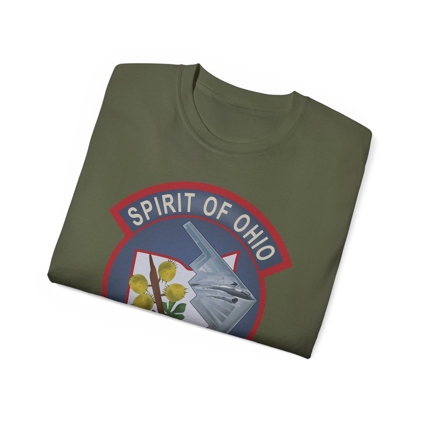 Unisex Ultra Cotton Tee - USAF - B2 - Spirit of Ohio - Stealth Bomber wo txt X 300