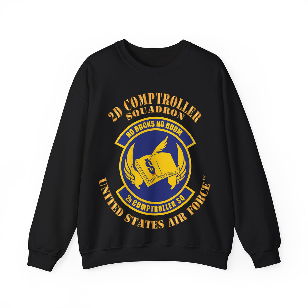 Crewneck Sweatshirt - USAF - 2d Comptroller Squadron