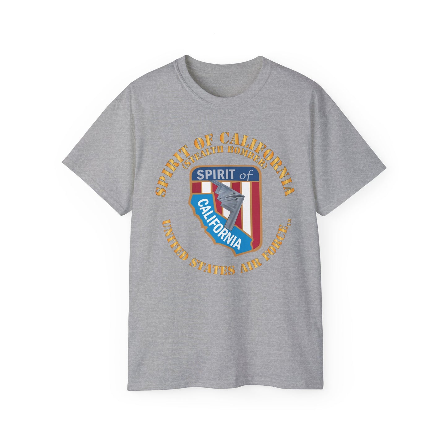 Unisex Ultra Cotton Tee - USAF - B2 - Spirit of California - Stealth Bomber X 300