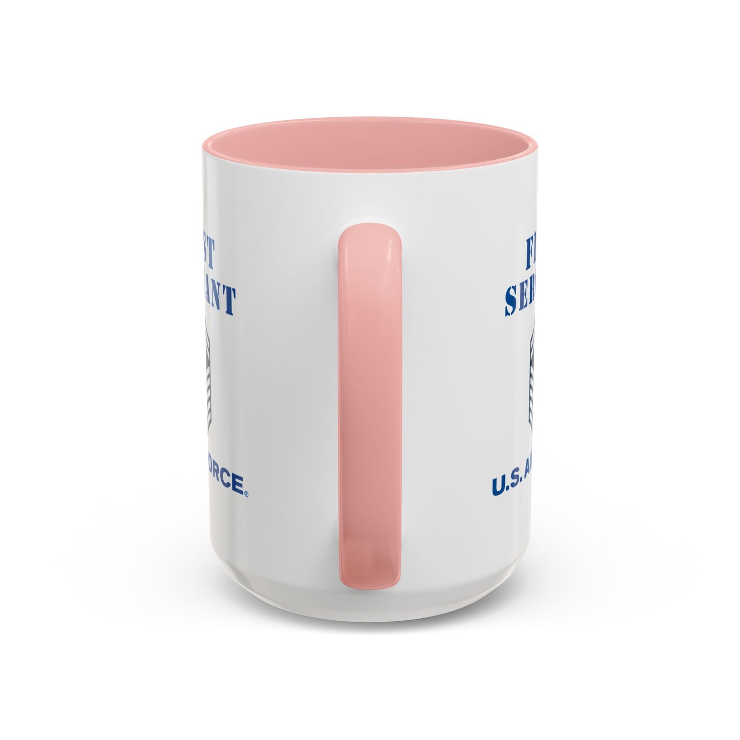 Accent Coffee Mug (11oz & 15oz) - USAF - First Sergeant (E8b) - 2020 - US Air Force w Text X 300