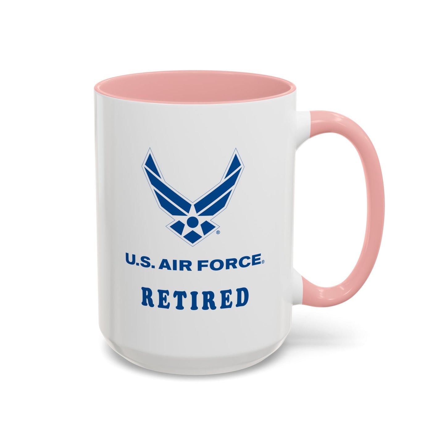 Accent Coffee Mug (11oz & 15oz) - USAF - Air Force - Retired X 300