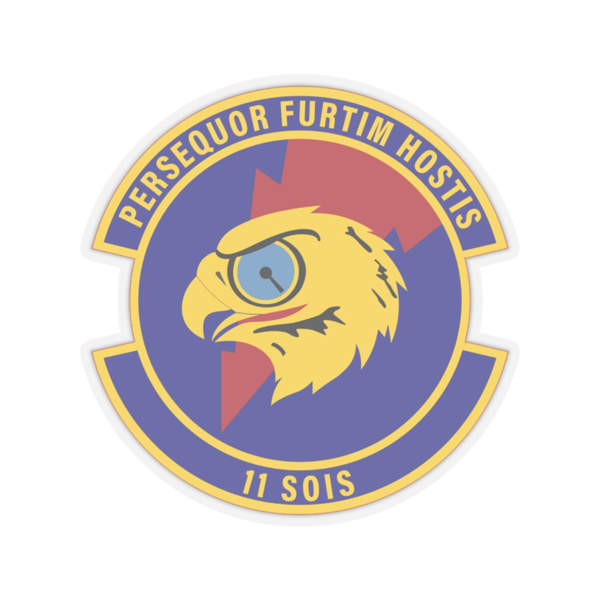 Kiss-Cut Stickers - USAF - 11th Special Operations Intelligence Sq wo txt X 300