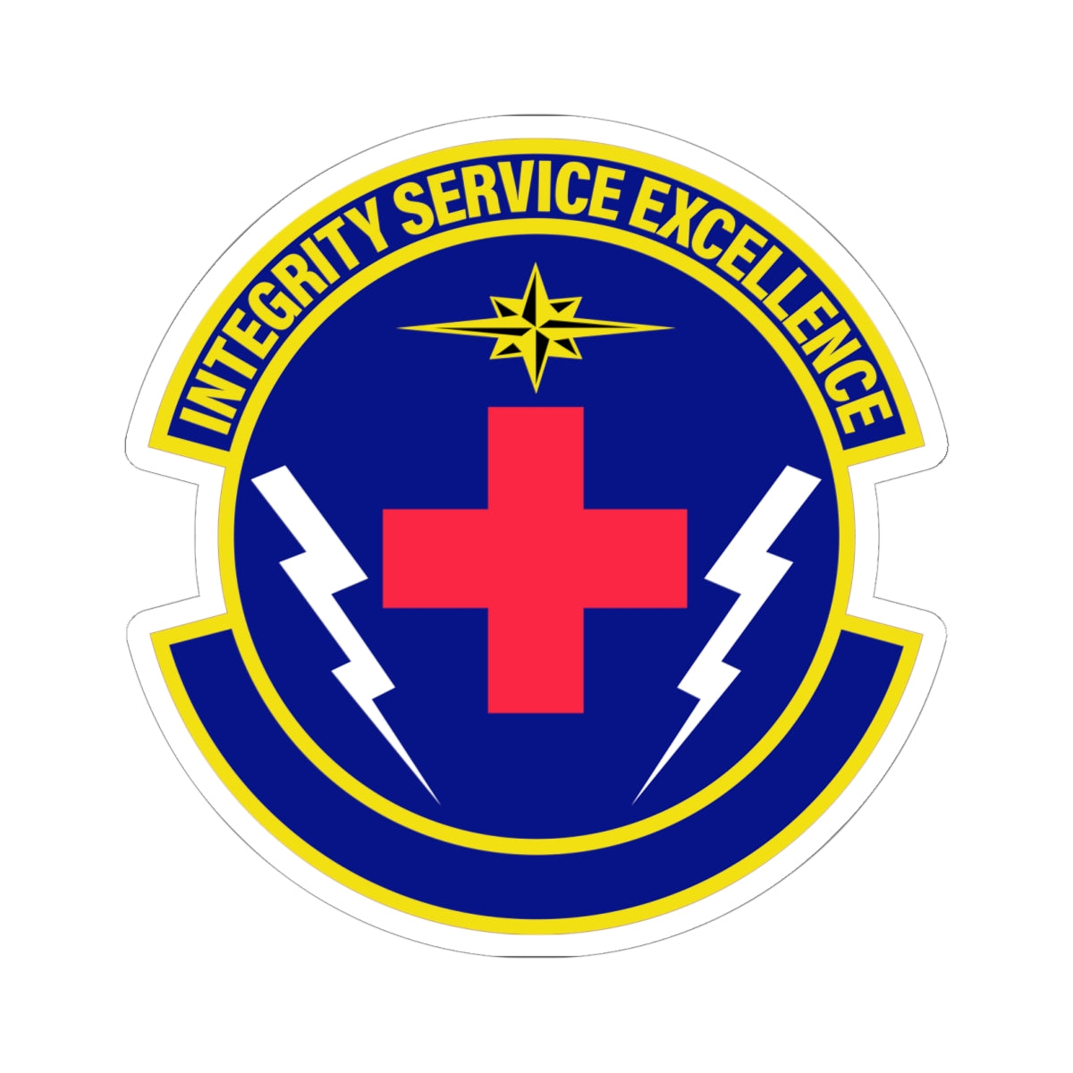 Kiss-Cut Stickers - USAF - 10th Healthcare Operations Sq wo txt