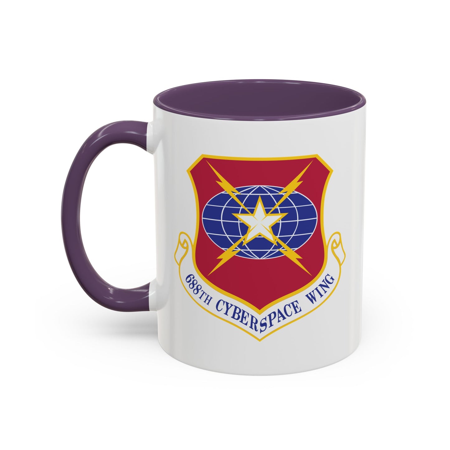 Accent Coffee Mug (11oz & 15oz) - USAF - 688th Cyberspace Wing wo Txt X 300