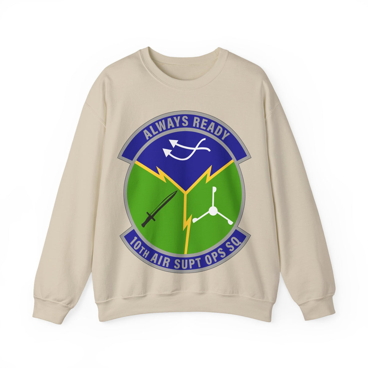 Crewneck Sweatshirt - USAF - 10th Air Support Operations Squadron wo txt