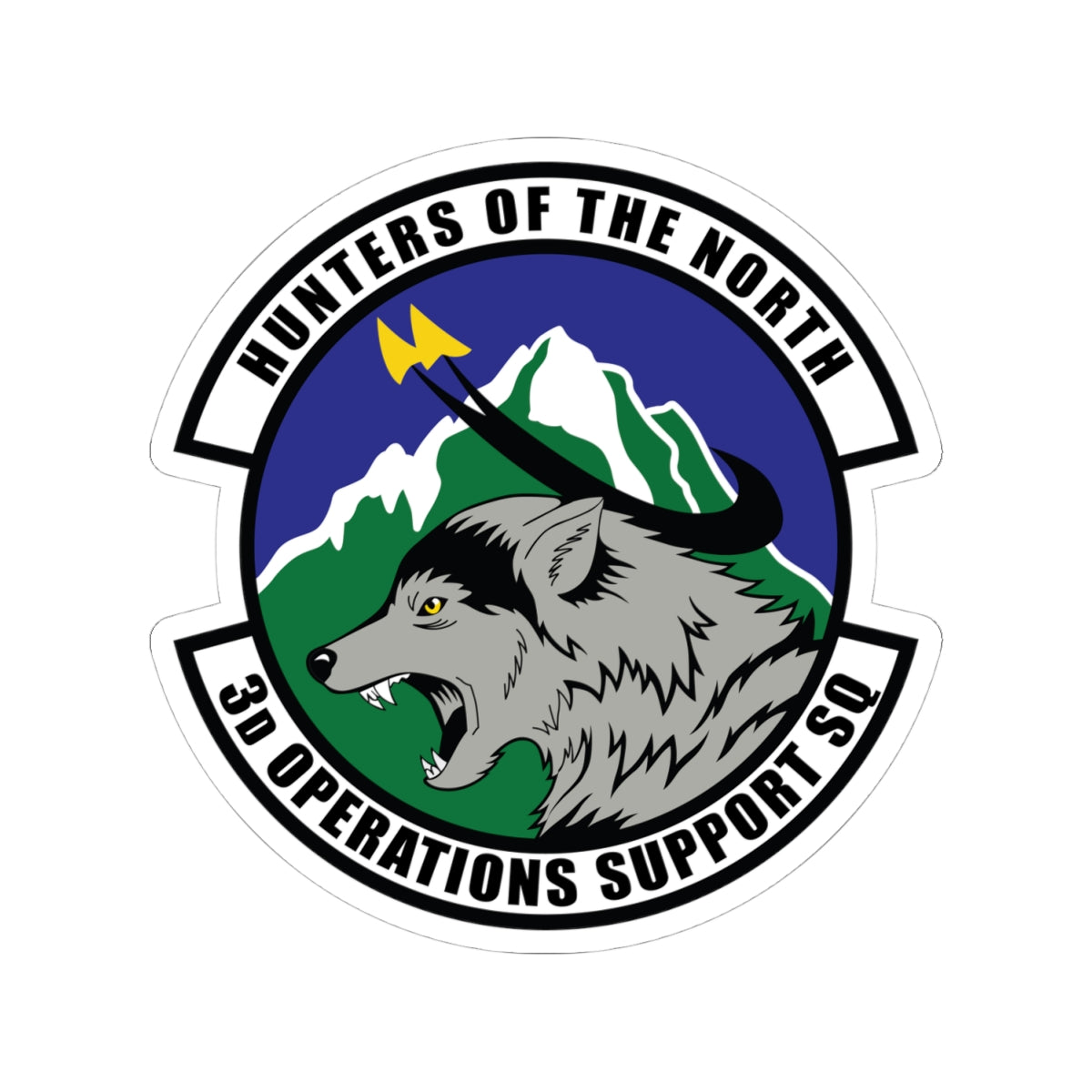 Kiss-Cut Stickers - USAF - 3rd Operations Support Squadron wo txt X 300