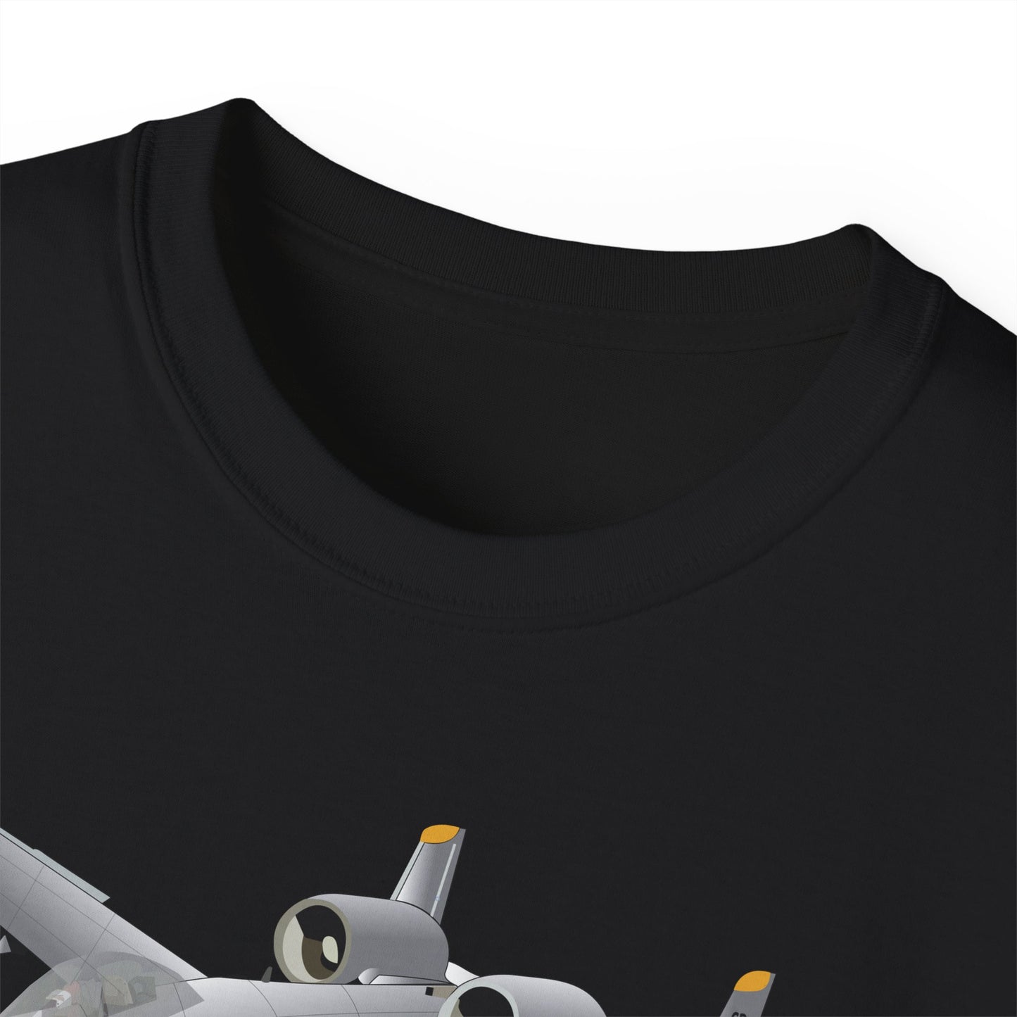 Unisex Ultra Cotton Tee - Aircraft - A10 - Front - Top - Oblique X 300