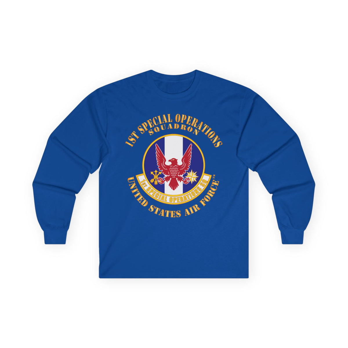 Unisex Ultra Cotton Long Sleeve Tee - USAF - 1st Special Operations Squadron X 300