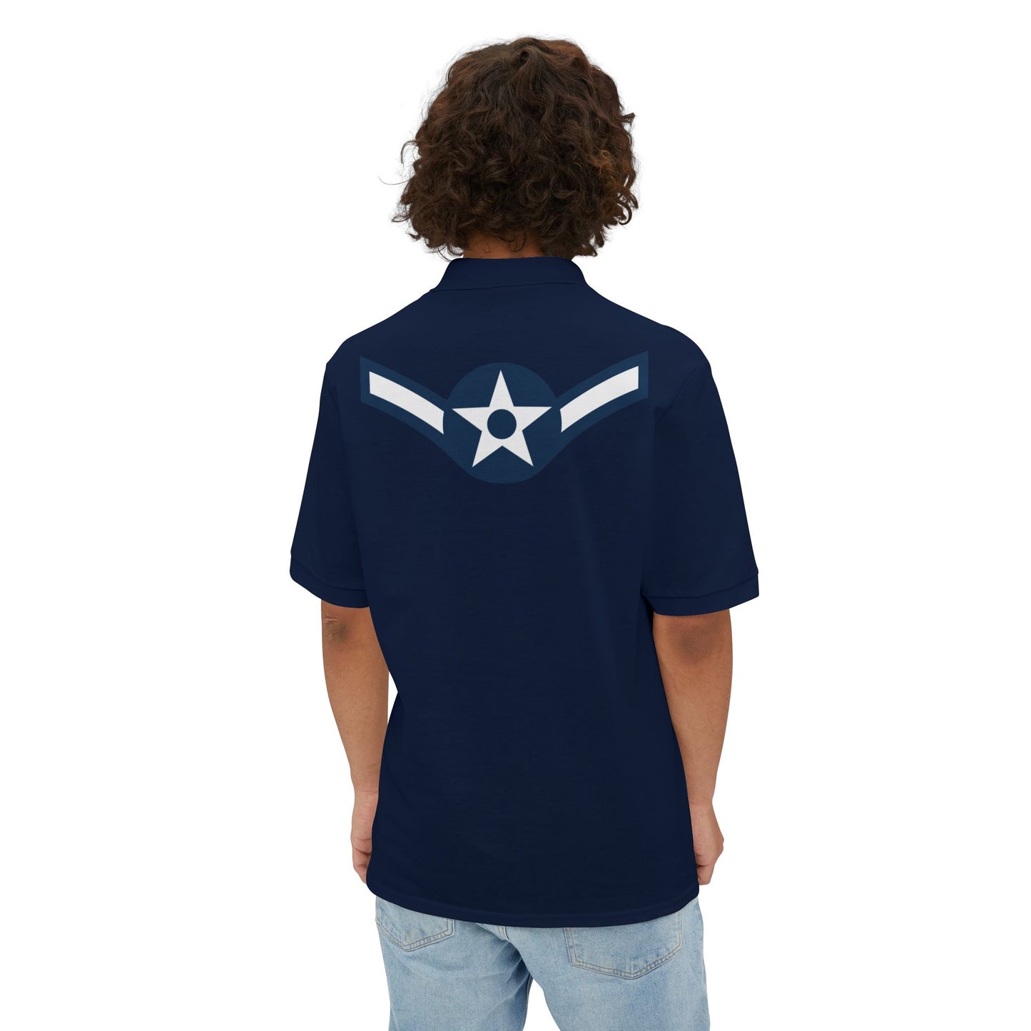 Men's Piqué Polo - USAF - Airman (E2) - 2020