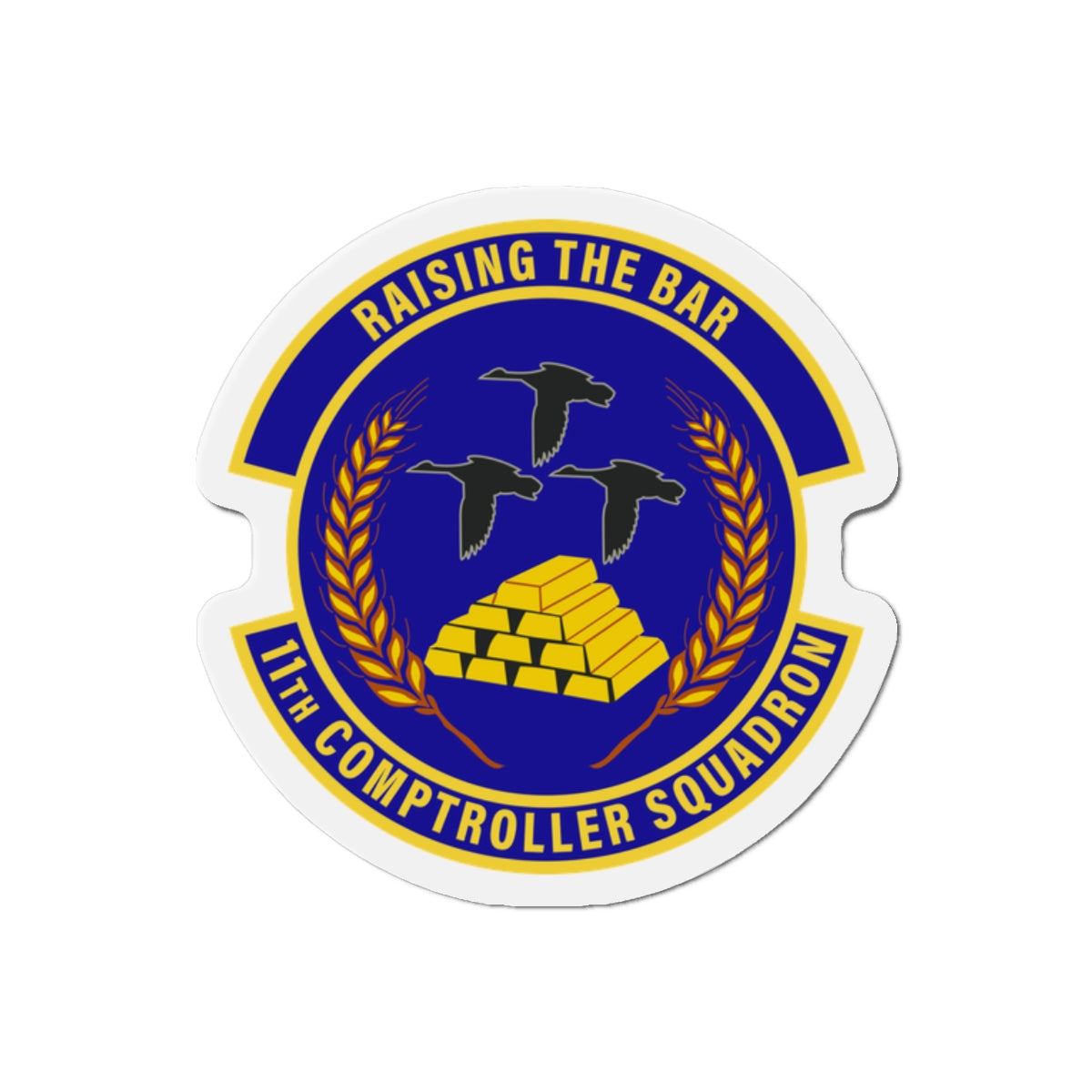 Die-Cut Magnet - USAF - 11th Comptroller Squadron wo txt