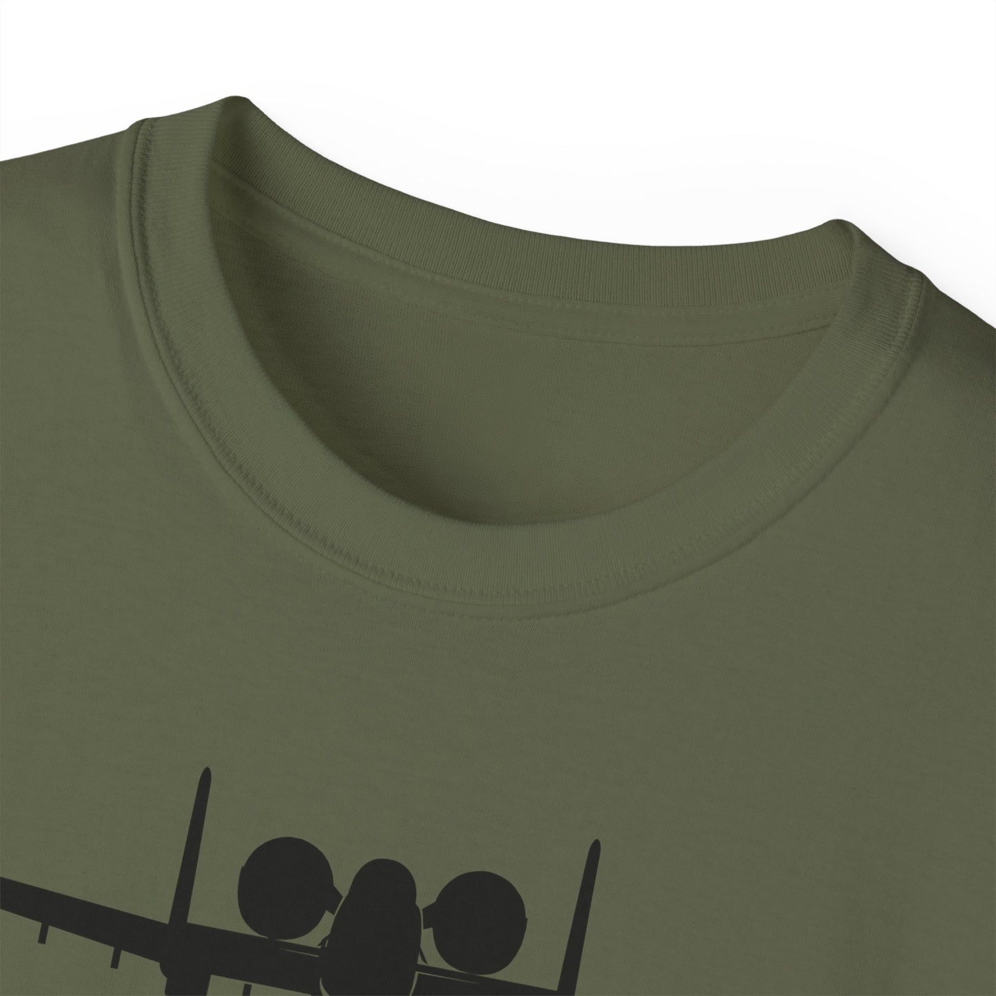 Unisex Ultra Cotton Tee - Aircraft - USAF - A-10 Thunderbolt II - Front - Silhouette X 300
