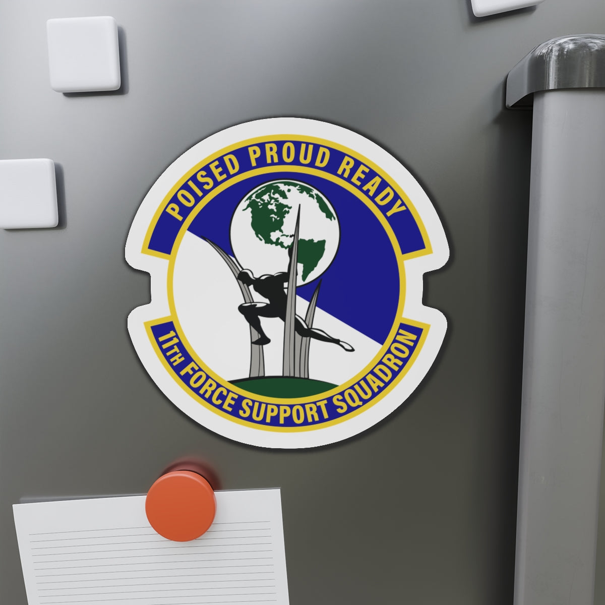 Die-Cut Magnet - USAF - 11th Force Support Squadron wo txt