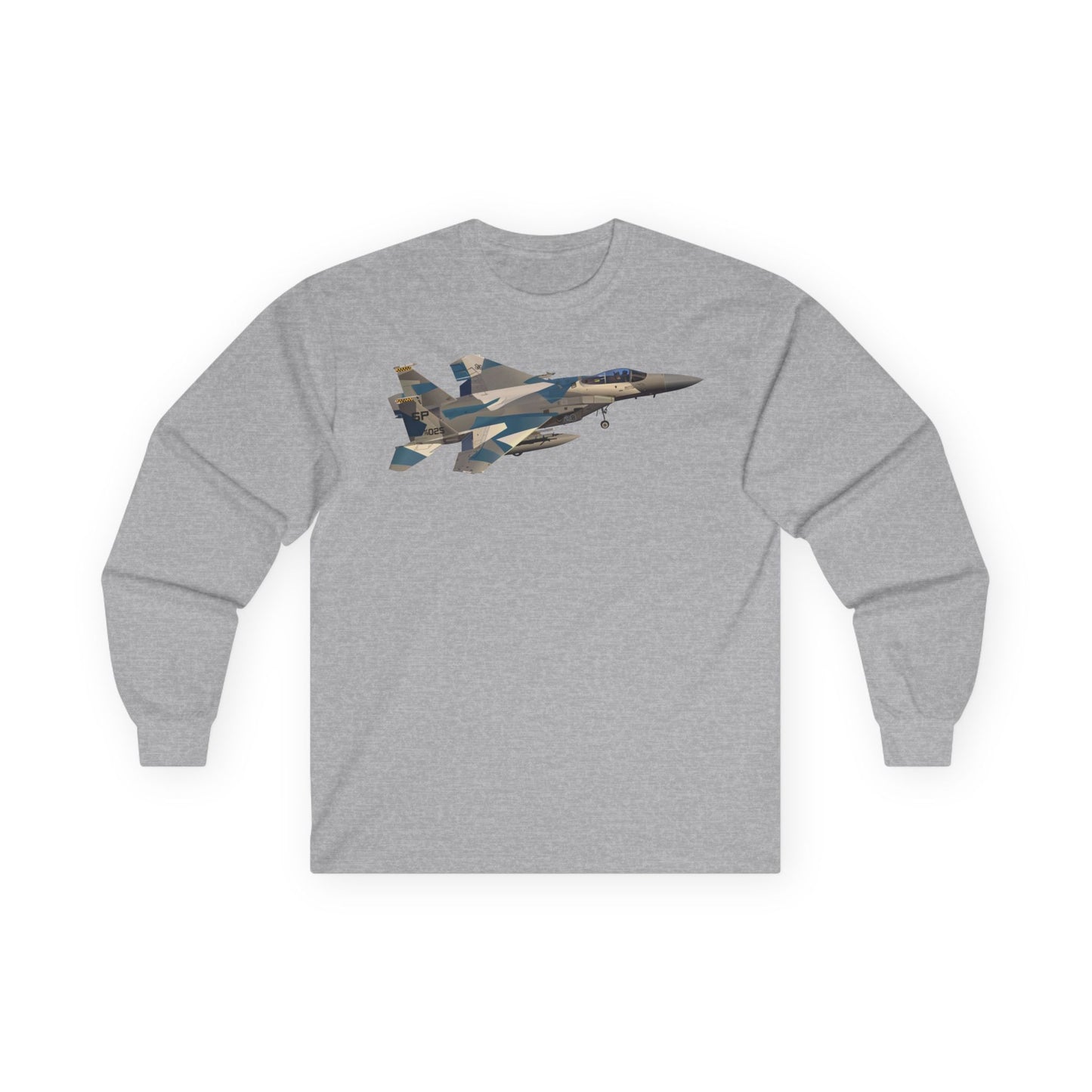 Unisex Ultra Cotton Long Sleeve Tee - USAF - F15 Eagle wo txt