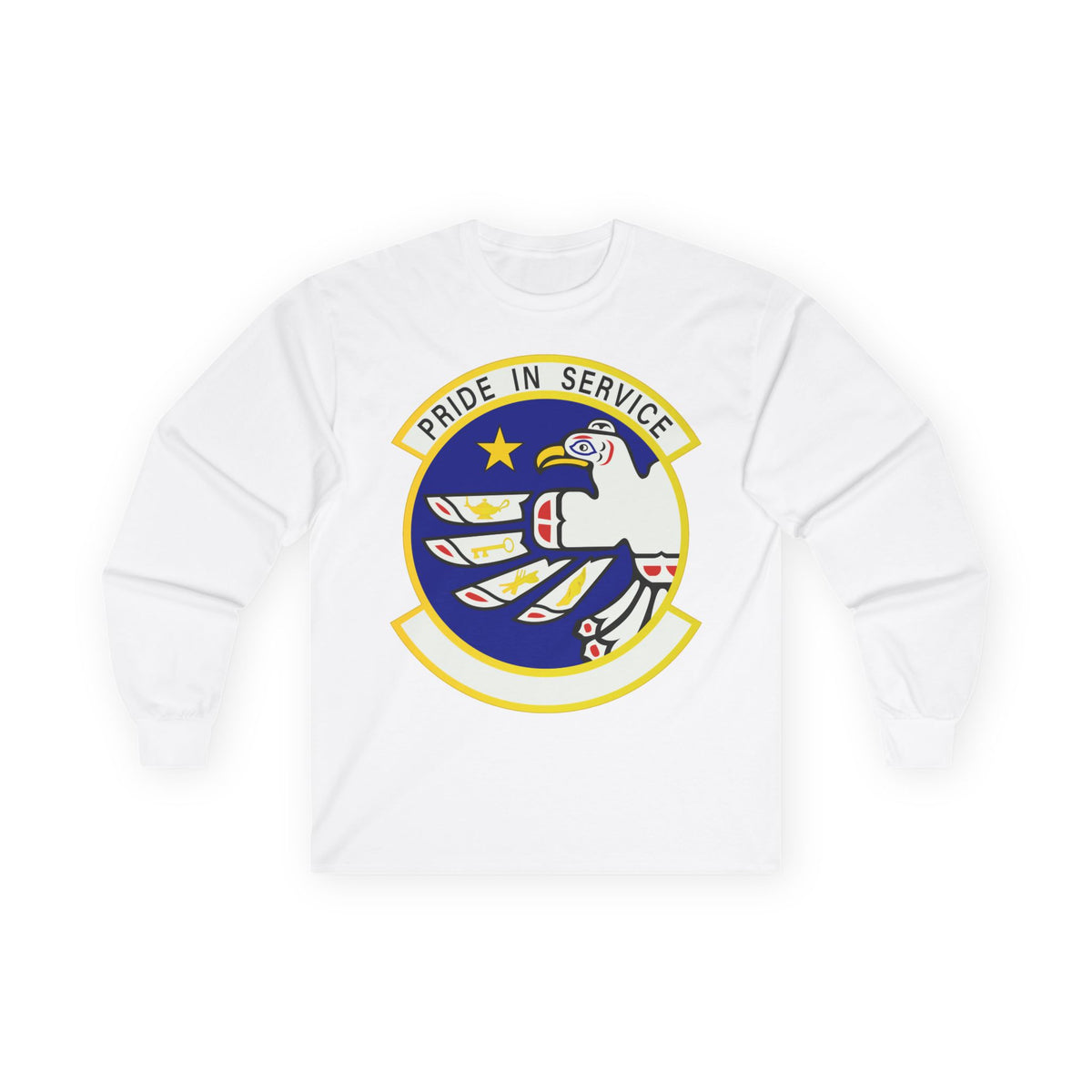 Unisex Ultra Cotton Long Sleeve Tee - USAF - 3rd Force Support Squadron wo txt