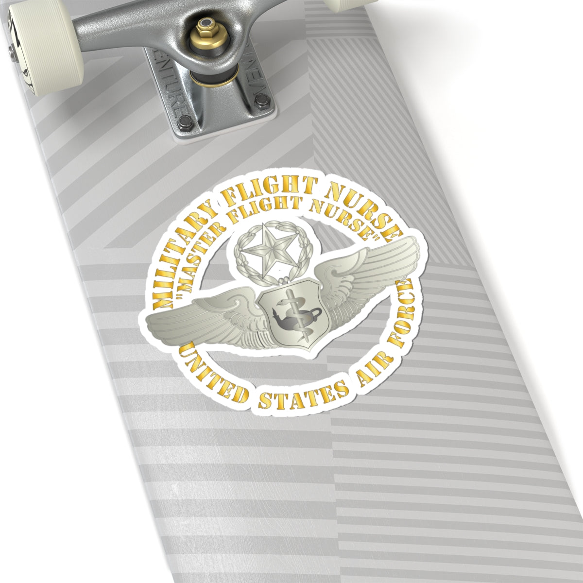 Kiss-Cut Stickers - USAF - Military Flight Nurse - Flight Nurse - Master