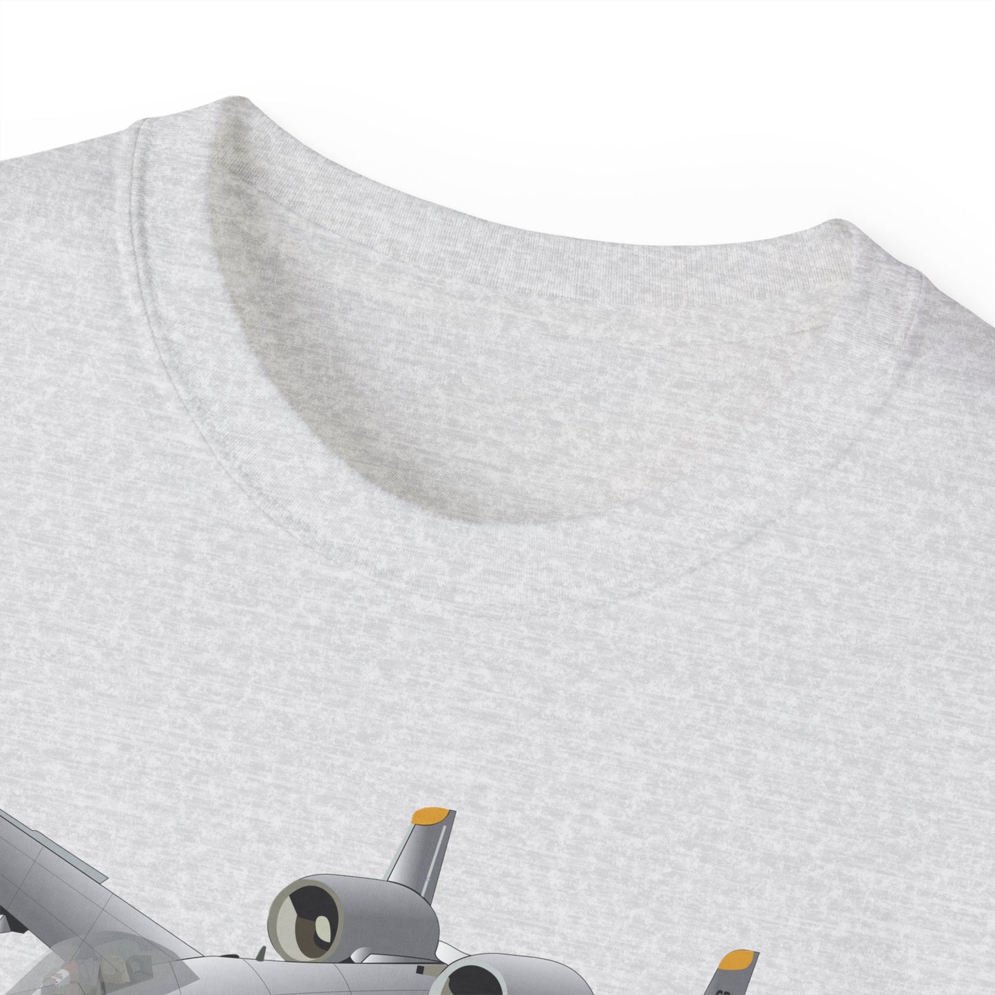 Unisex Ultra Cotton Tee - Aircraft - A10 - Front - Top - Oblique X 300