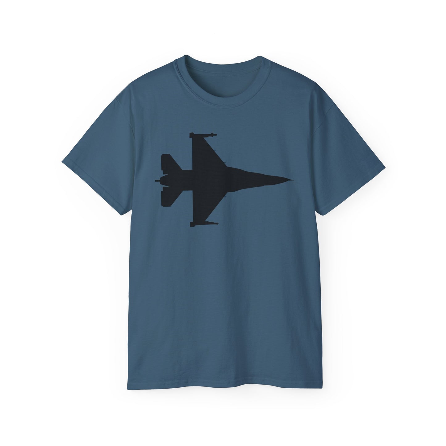 Unisex Ultra Cotton Tee - Aircraft - F-16 -Top - Silhouette - wo Txt X 300
