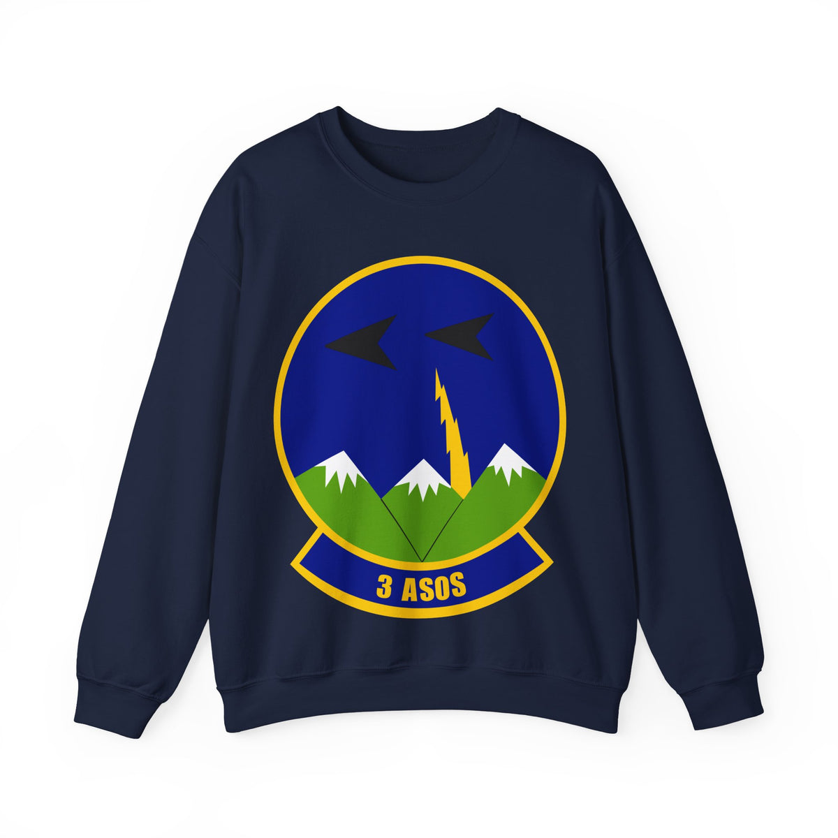 Crewneck Sweatshirt - USAF - 3rd Air Support Operations Squadron wo txt X 300