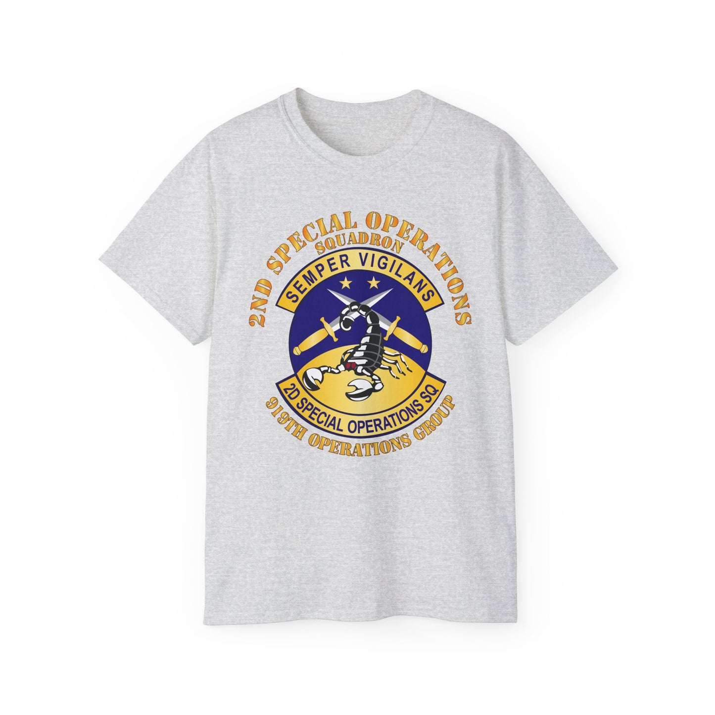 Unisex Ultra Cotton Tee - USAFSOF - 2nd Special Operations Squadron - 919th Operations Group