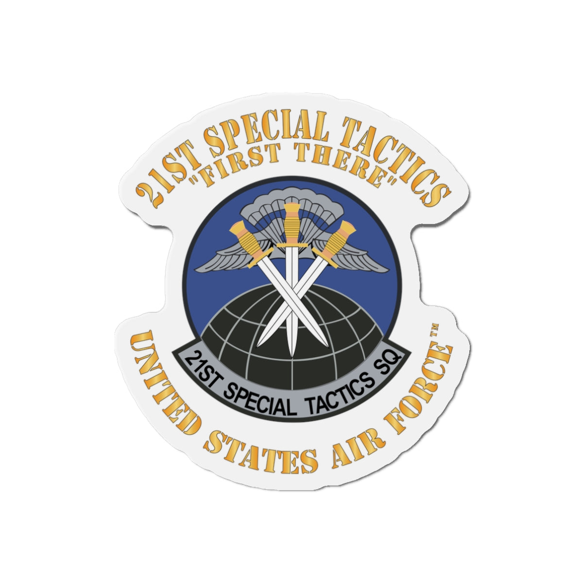 Die-Cut Magnet - USAF - 21st Special Tactics Squadron - First There