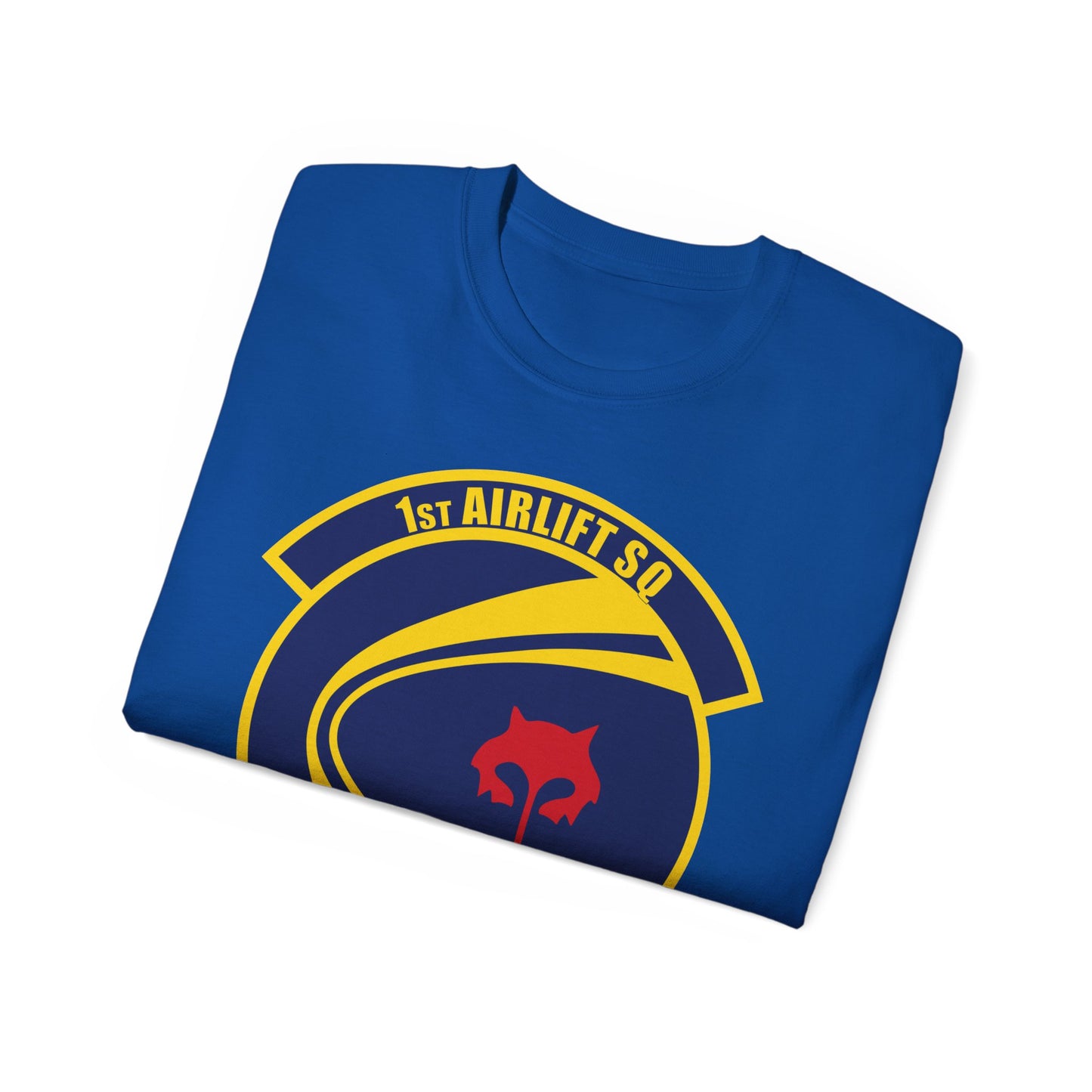 Unisex Ultra Cotton Tee - USAF - 1st Airlift Squadron wo txt X 300