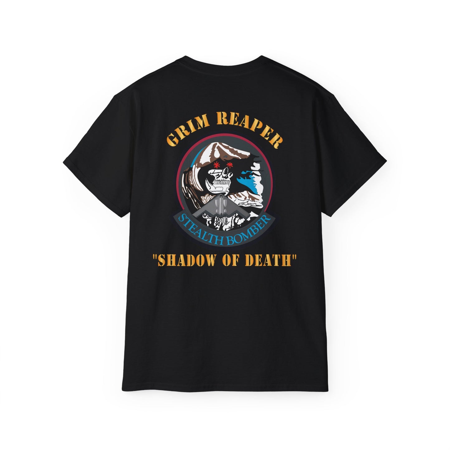 Unisex Ultra Cotton Tee - USAF - B2 - Grim Reaper - Stealth Bomber X 300