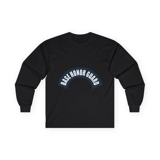 Unisex Ultra Cotton Long Sleeve Tee - USAF - Base Honor Guard Tab - V2