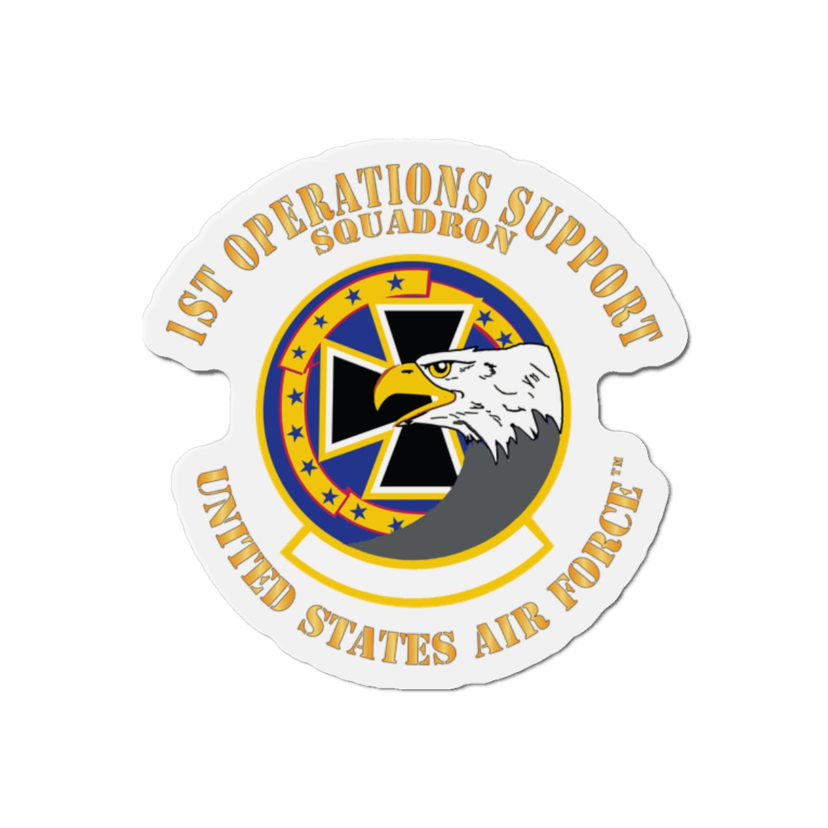 Die-Cut Magnet - USAF - 1st Operations Support Squadron