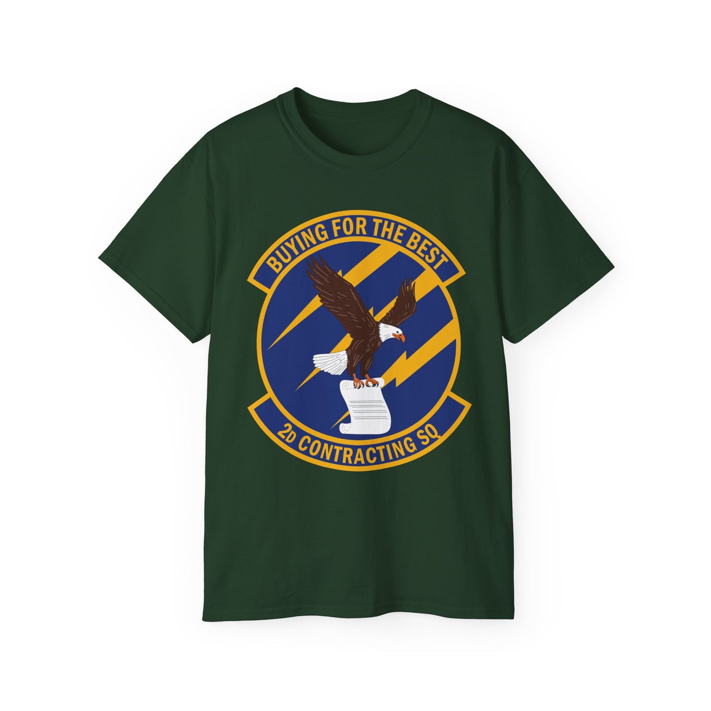 Unisex Ultra Cotton Tee -USAF - 2d Contracting Squadron wo txt