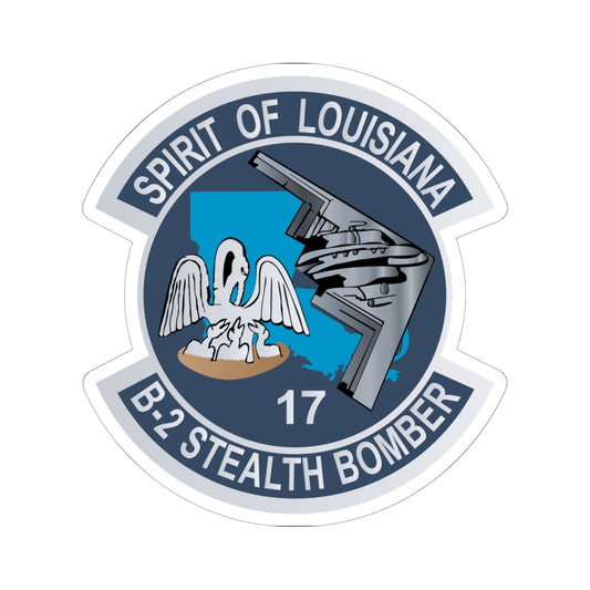 Kiss-Cut Stickers - USAF - B2 - Spirit of Louisiana - Stealth Bomber wo txt X 300