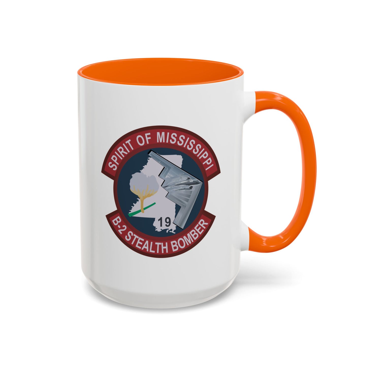 Accent Coffee Mug (11oz & 15oz) - USAF - B2 - Spirit of Mississippi - Stealth Bomber wo txt X 300