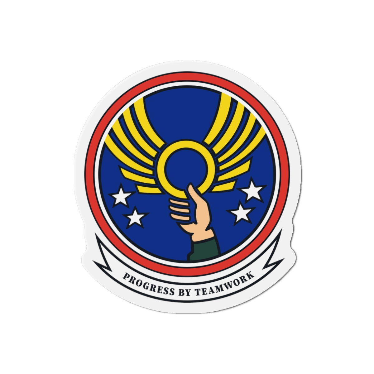 Die-Cut Magnet - USAF - 4th Civil Engineer Squadron wo txt X 300
