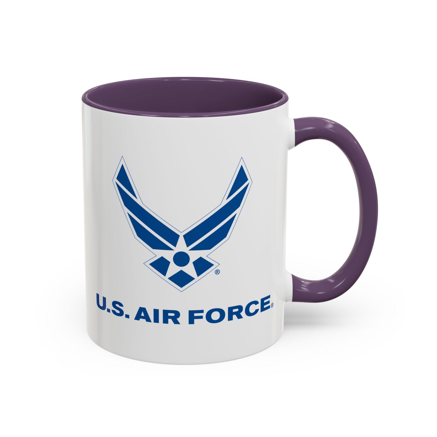 Accent Coffee Mug (11oz & 15oz) - USAF Logo, TM Txt - U S Air Force X 300