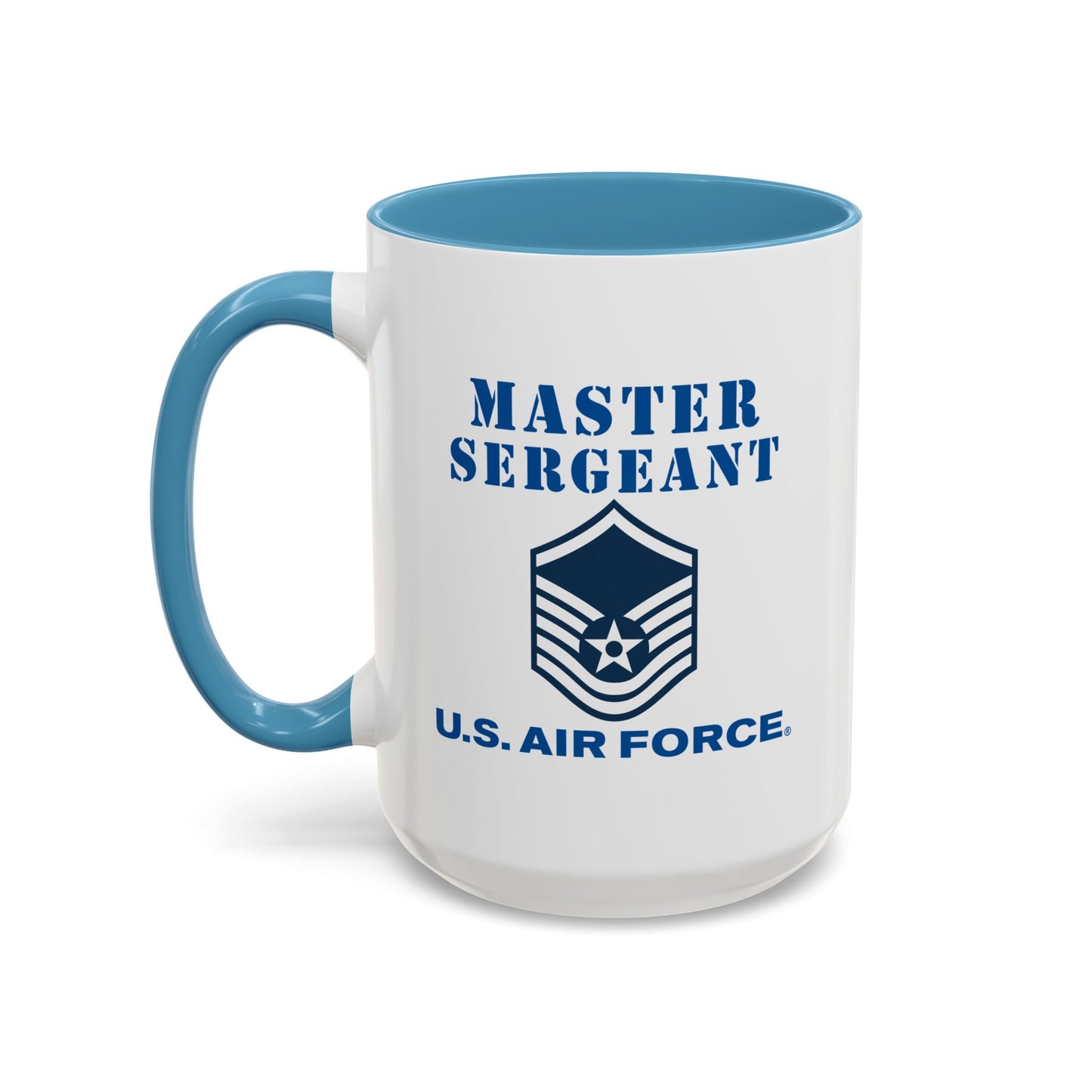 Accent Coffee Mug (11oz & 15oz) - USAF - Master Sergeant (E7a) - 2020 - US Air Force w Text X 300
