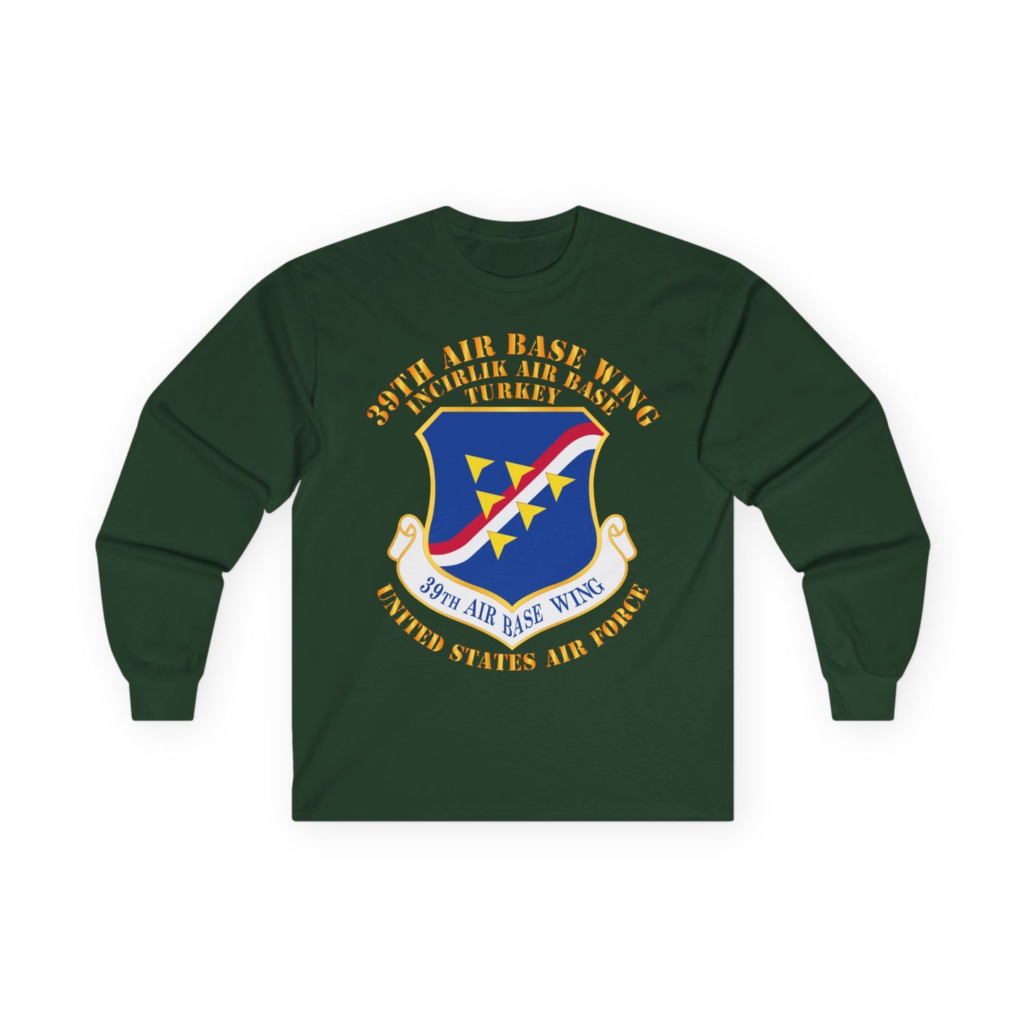 Unisex Ultra Cotton Long Sleeve Tee - USAF - 39th Airbase Wing - 3rd AF - Incirlik Air Base - Turkey