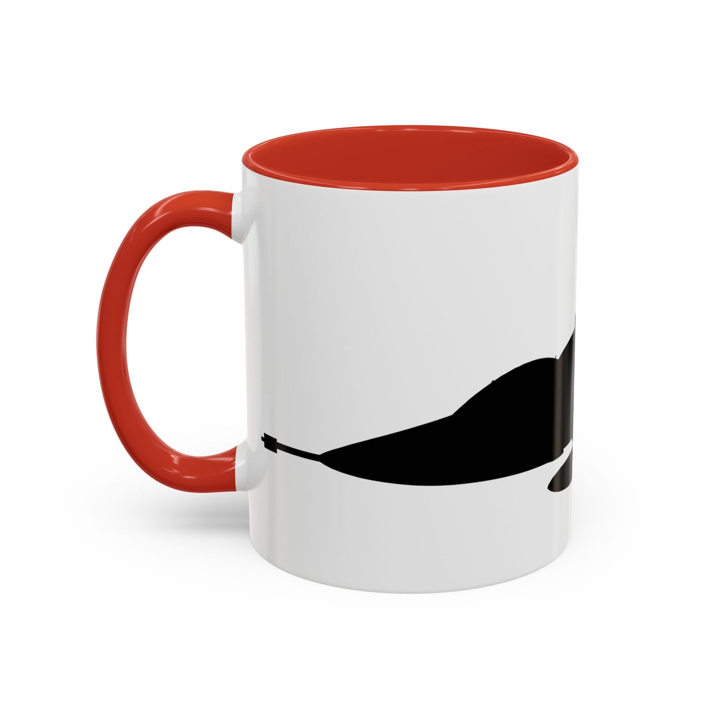 Accent Coffee Mug (11oz & 15oz) - Aircraft - A-4 SkyHawk - Silhouette X 300