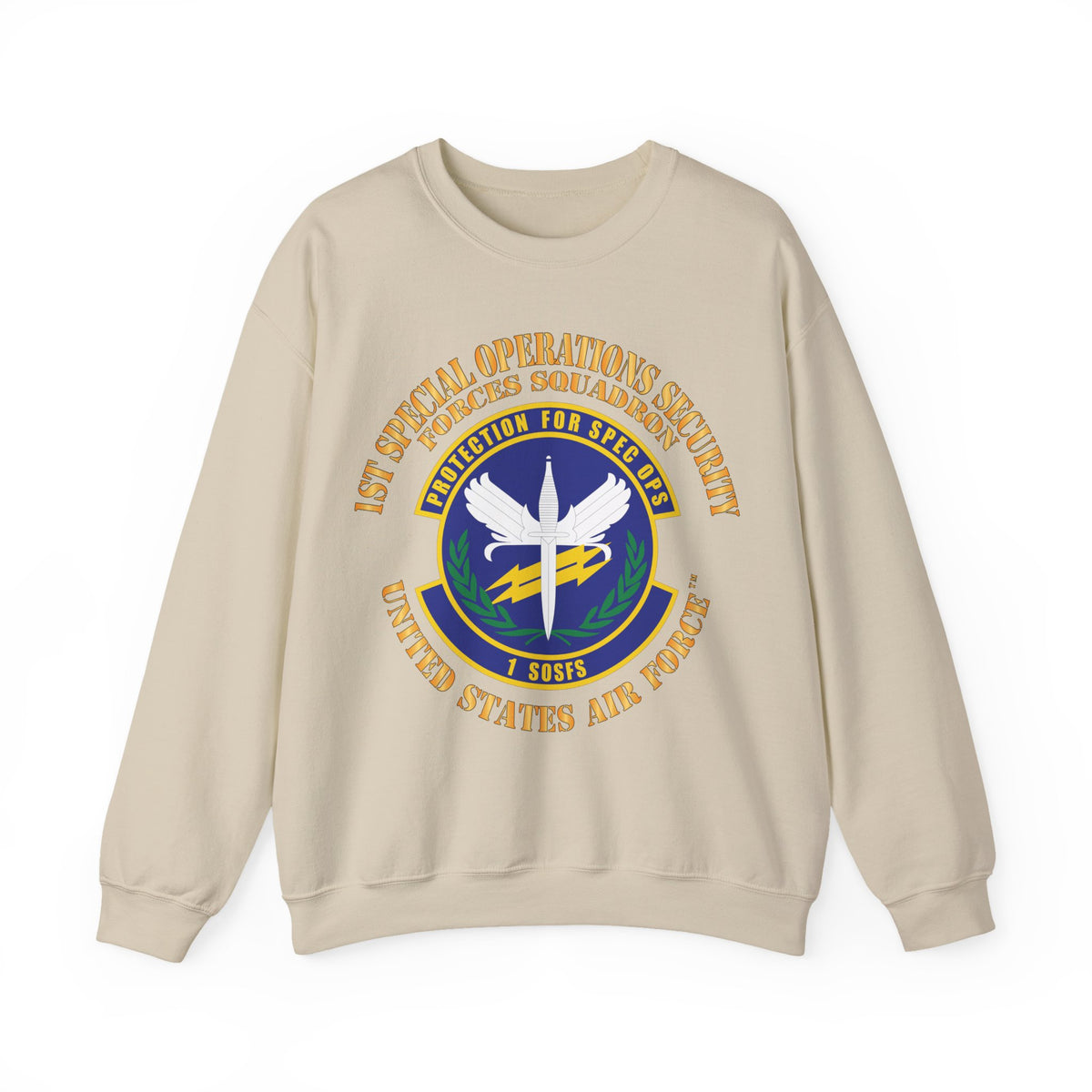 Crewneck Sweatshirt - USAF - 1st Special Operations Security Forces Squadron X 300