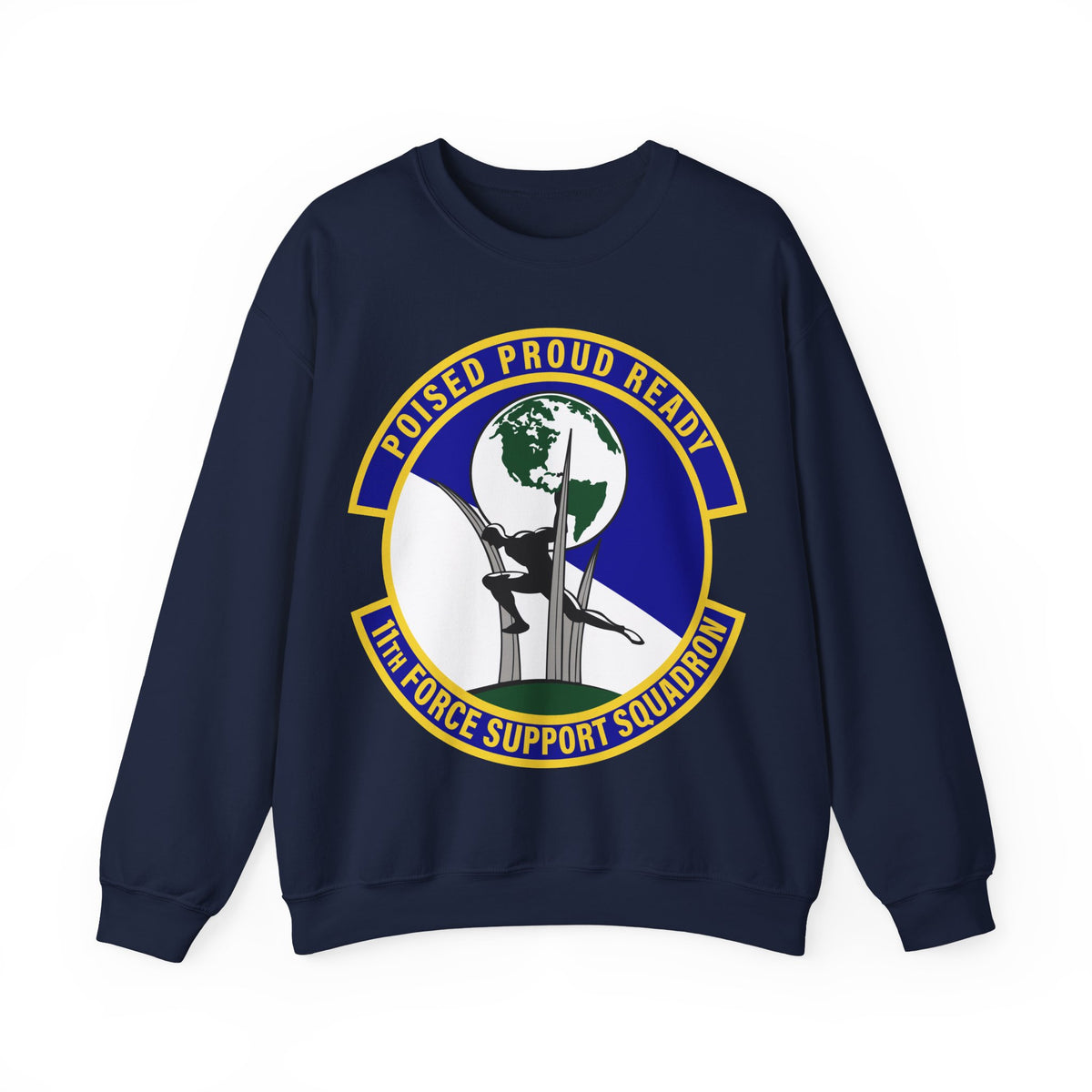 Crewneck Sweatshirt - USAF - 11th Force Support Squadron wo txt