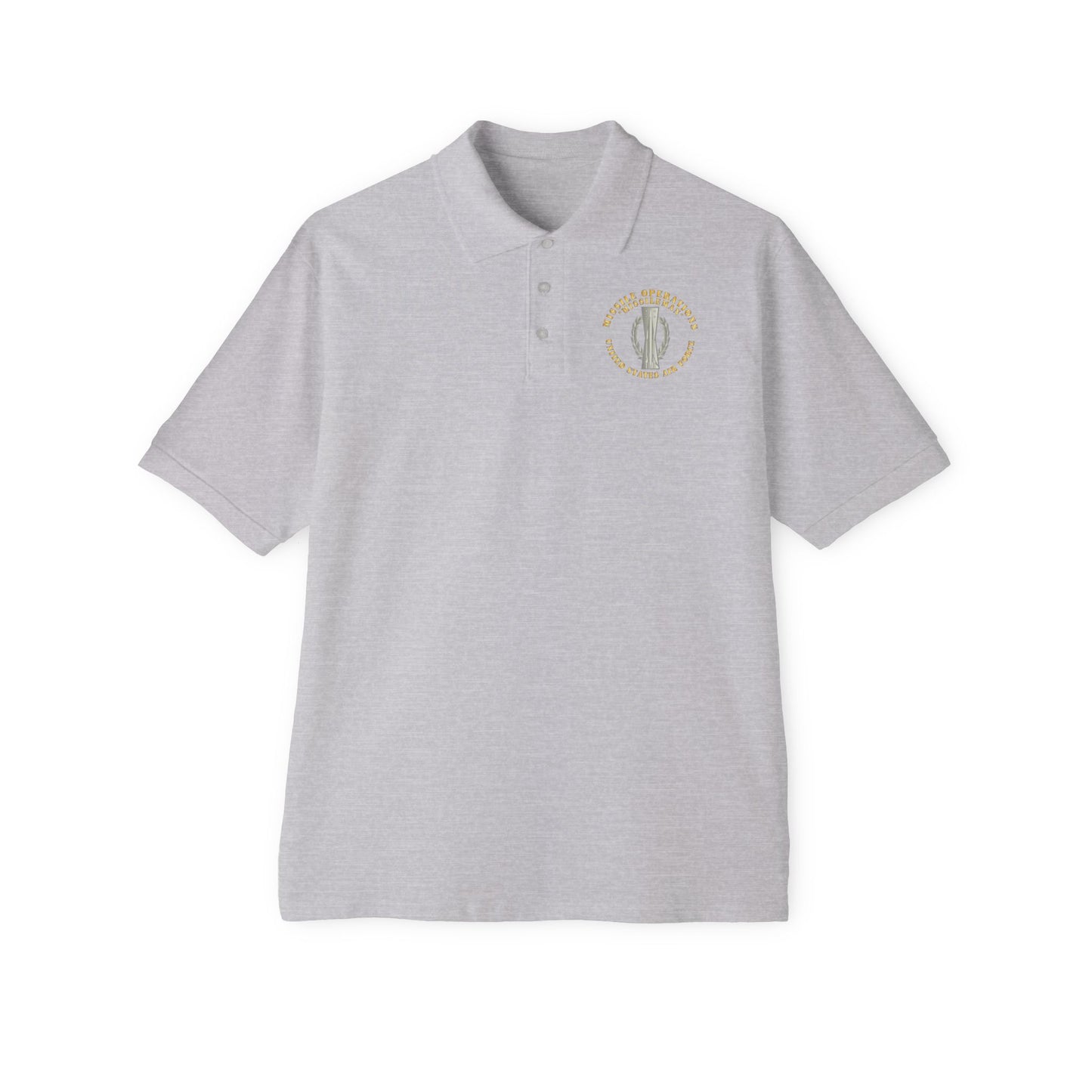 Men's Piqué Polo - USAF - Missile Operations - Missileman - Basic