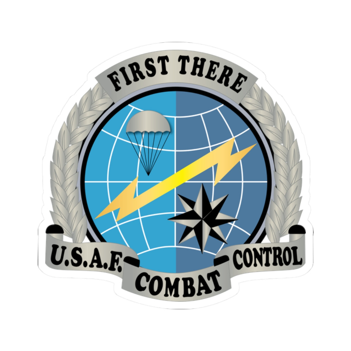 Kiss-Cut Stickers - USAF - Combat Controller Badge No Txt  X 300