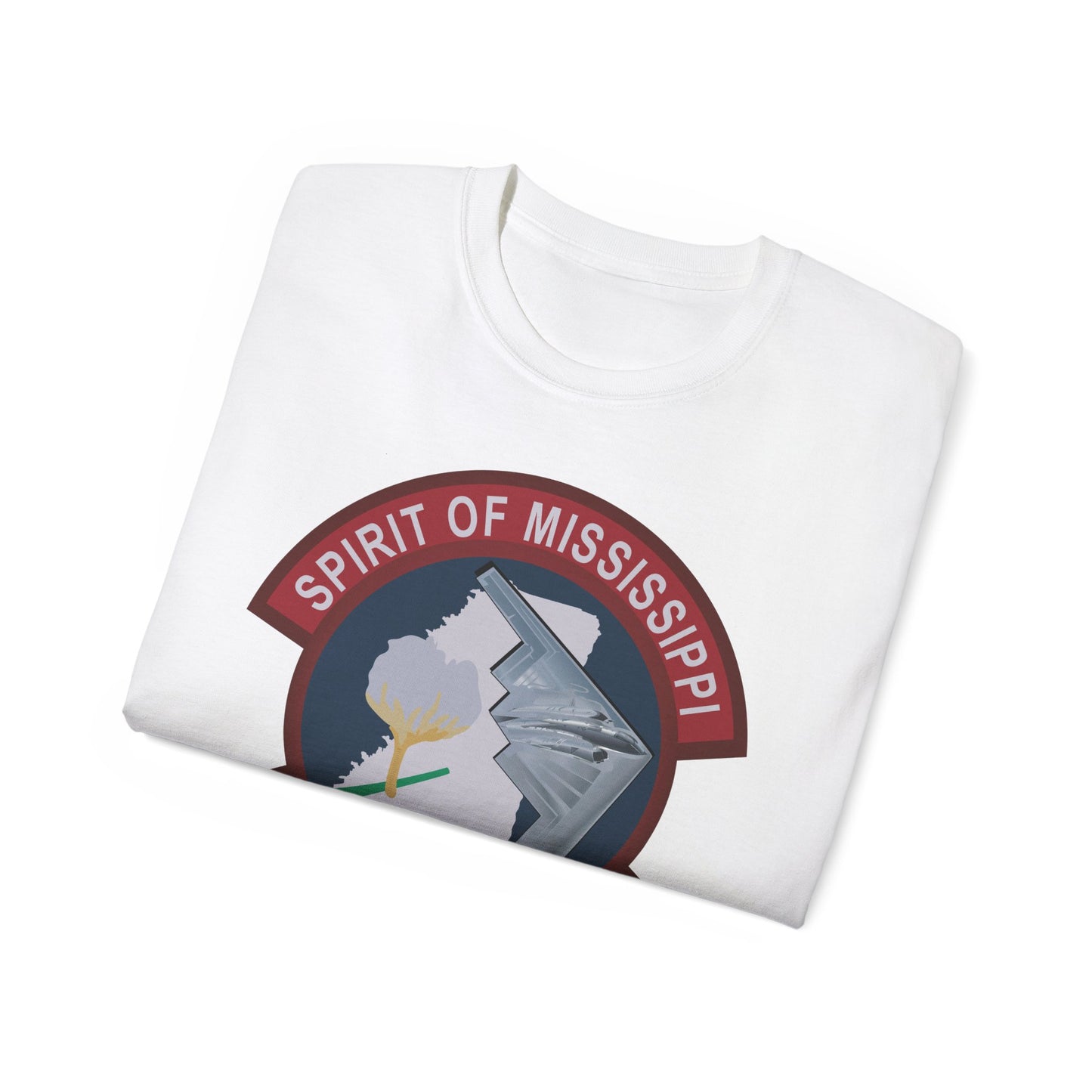 Unisex Ultra Cotton Tee - USAF - B2 - Spirit of Mississippi - Stealth Bomber wo txt X 300