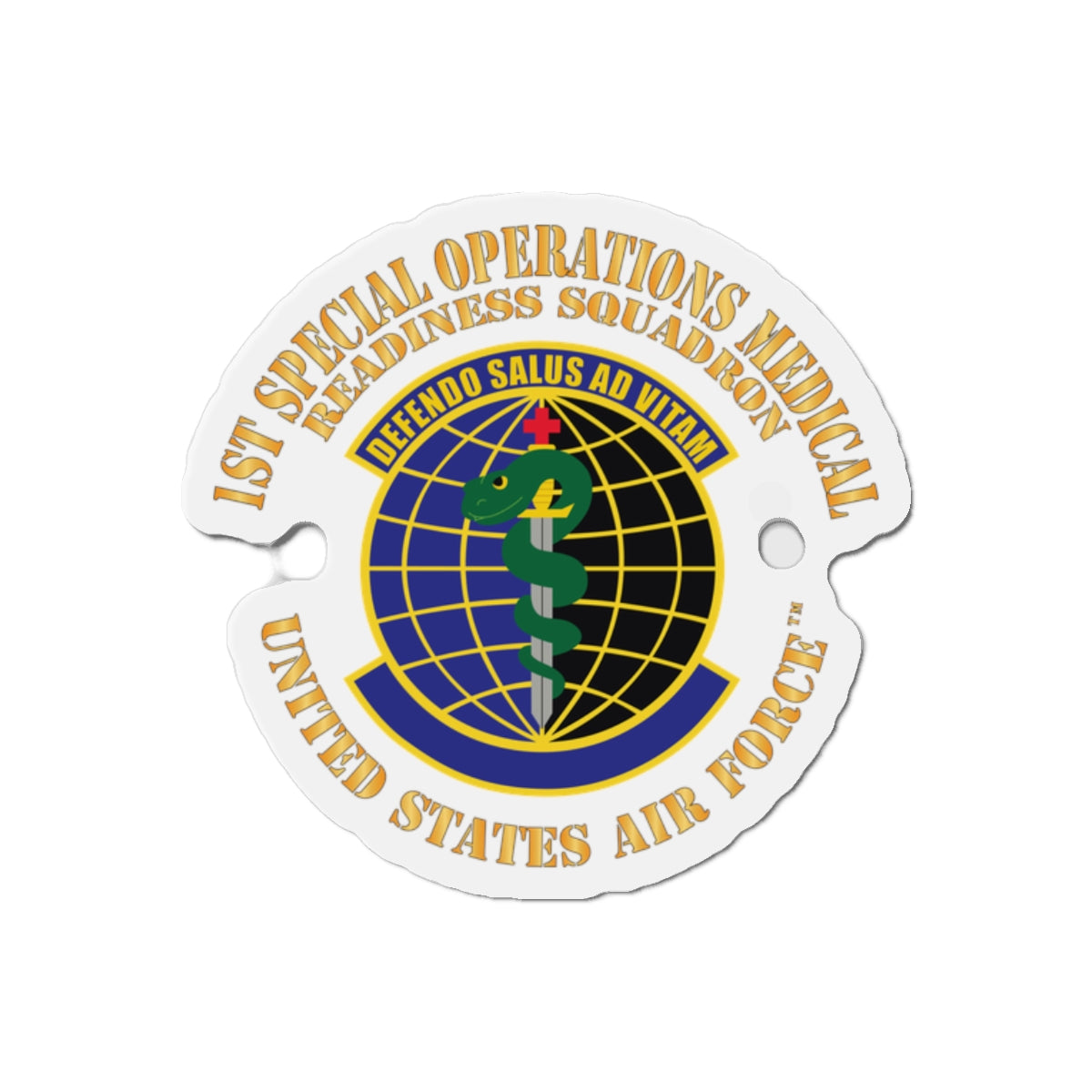 Die-Cut Magnet - USAF -  1st Special Operations Medical Readiness Squadron