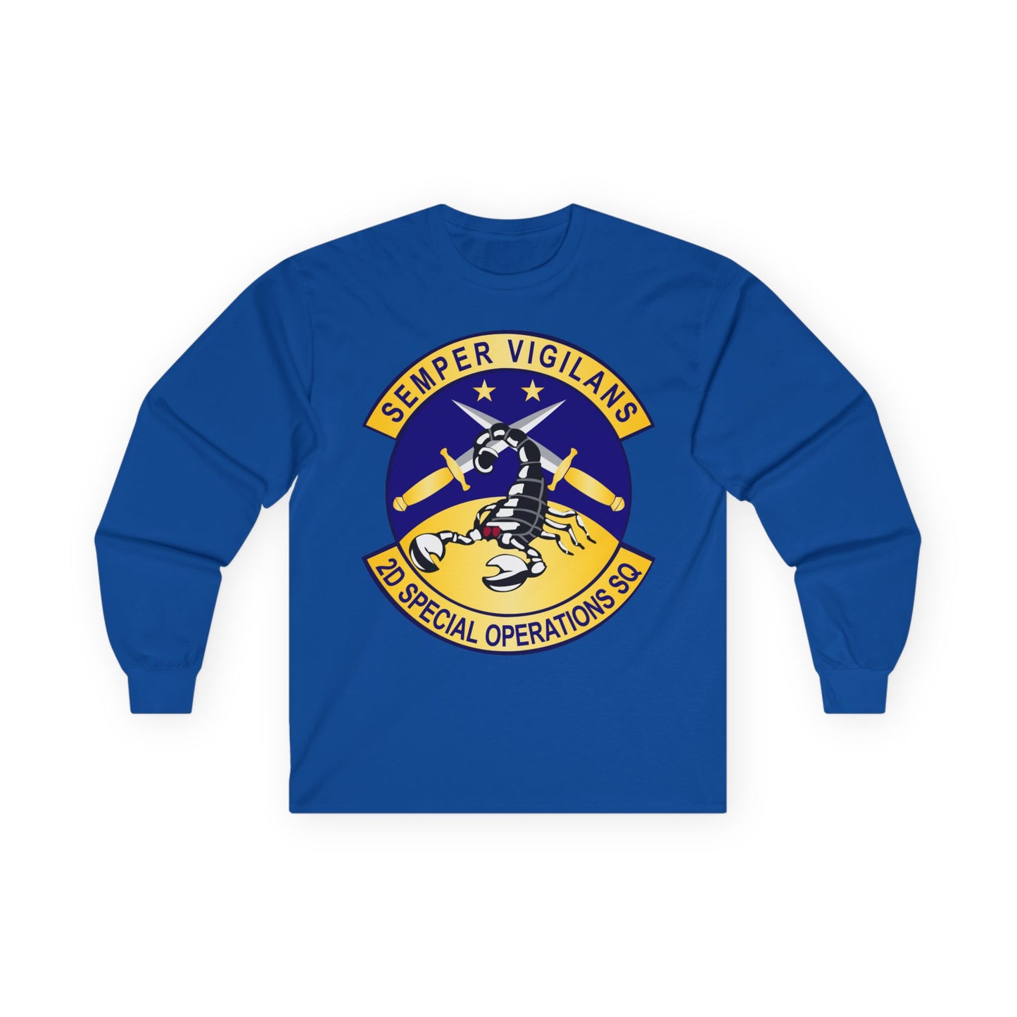Unisex Ultra Cotton Long Sleeve Tee - USAFSOF - 2nd Special Operations Squadron wo Txt